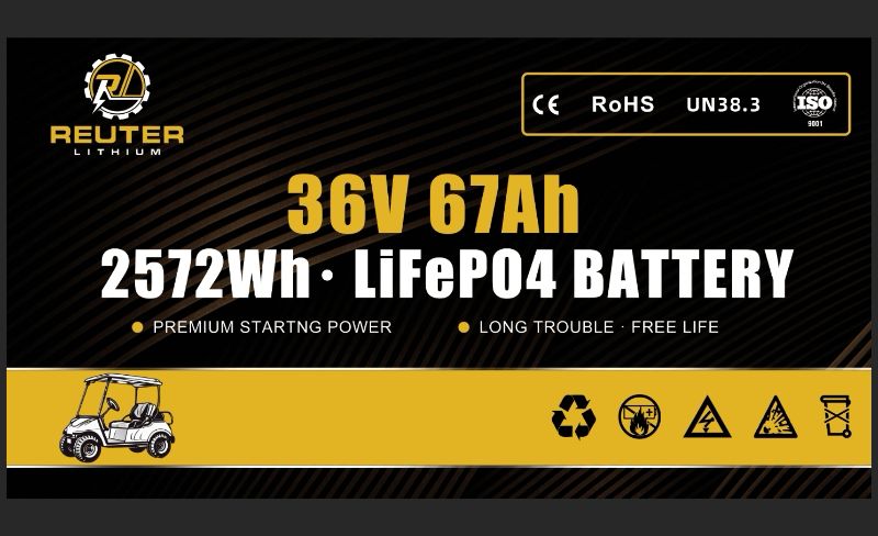 38.4V 67Ah LifePo4 Group 31 Basic Bundle