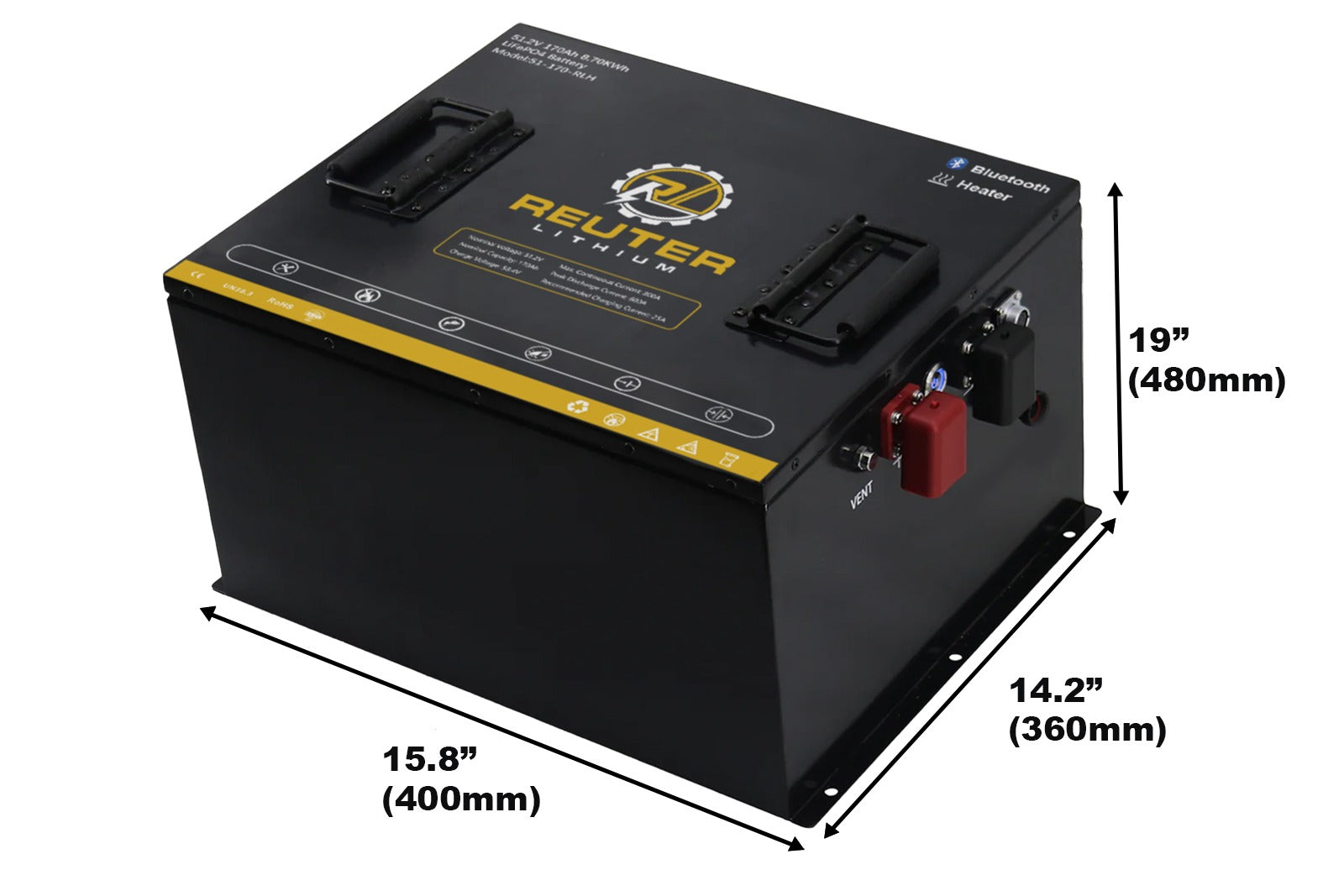 51.2V 170Ah Heated LiFePO4 "Northern Explorer"